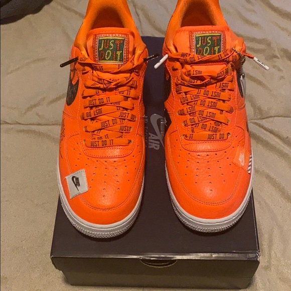 orange just do it forces